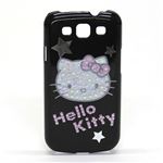hello kitty（ハローキティ）docomo スマートフォン GARAXY SIII 専用 キラキラ（ラインストーン）デコカバー（ハードケース）で可愛く着せ替え ブラック KTDCG002