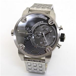 DIESEL（ディーゼル） 2タイム表示のモテ系デカ・クロノグラフ・ウオッチ DZ7259
