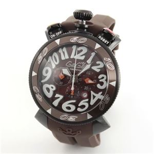 GaGa Milano（ガガミラノ） CHRONO 48MM （クロノ） 独特の洗練されたデザインが魅力 注目人気クロノグラフ・ウオッチ 6054.5