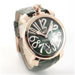 GaGa Milano（ガガミラノ） MANUALE 48MM 18K PVD（マヌアーレ） 独特の洗練されたデザインが魅力 注目人気ウオッチ5011.04S 5011.4S