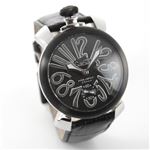 GaGa Milano（ガガミラノ） MANUALE 48MM ブラックPVD＆カーボンダイヤル（マヌアーレ） 独特の洗練されたデザインが魅力 注目人気ウオッチ5013.01S 5013.1S