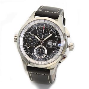 HAMILTON（ハミルトン） KHAKI X-PATROL（カーキ・Xパトロール） オートマチック・レザーストラップ・クロノグラフウオッチ H76556731