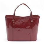 Gucci（グッチ） NICE ニース ヴェルニーチェ マイクログッチッシマ トートバッグ ダークレッド 309613 AV12G 6227