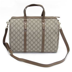 Gucci（グッチ） NICE ニース GGスプリームキャンバス 2WAY ショルダー・ハンドバッグ ベージュ／モカブラウン 322231 KGD6G 8871