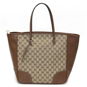 Gucci（グッチ） bree インターロッキングGチャーム付 オリジナルGGキャンバス トートバッグ ベージュ／へーゼル 323671 KH1BG 9783
