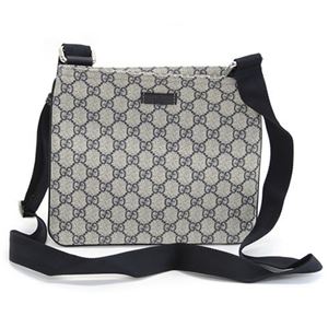 Gucci（グッチ） GGプラス メッセンジャーバッグ クロスボディ スモール ベージュ／ネイビー 201538 KGD1N 4075