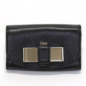 Chloe（クロエ） LILY リリィ リボンモチーフ 6連キーケース ブラック 3P0504 15 1 BLACK