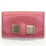 Chloe（クロエ） LILY リリィ リボンモチーフ 6連キーケース パラダイスピンク 3P0504 15 42Y PARADISE PINK