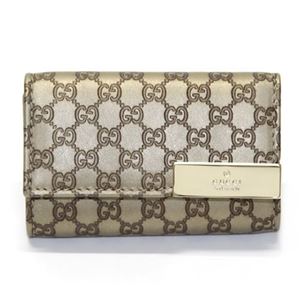 Gucci（グッチ） マイクログッチシマ 6連キーケース シャンパンゴールド 268833 AW12G 9504