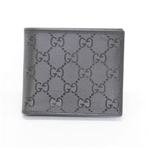 Gucci（グッチ） GGインプリメ 二つ折り財布 小銭入れ無し プラチナムグレー 224123 FU49N 1320