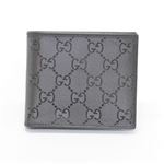 Gucci（グッチ） GGインプリメ 二つ折り財布 小銭入れ無し プラチナムグレー 224123 FU49N 1320