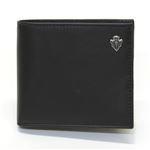 Gucci（グッチ） クレストディティール カーフ 小銭入れ付 二つ折り財布 ブラック 322411 BGH0N 1000