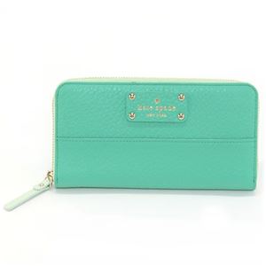 KATE SPADE（ケイトスペード） Grove Court LACEY グローブコート ラウンドファスナー長財布 アクアグリーン／ミント PWRU2611 375 Bright Beryl／Faded Mint
