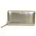 KATE SPADE（ケイトスペード） Brightspot Avenue LACEY ラウンドファスナー長財布 ゴールド PWRU3305 711 Gold