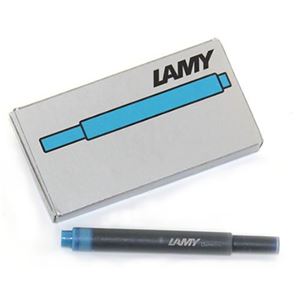 LAMY（ラミー） 万年筆用 インクカートリッジ リフィル （5本入） LT10 ターコイズ