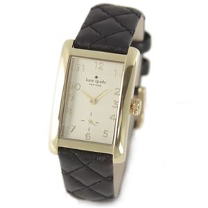 KATE SPADE（ケイトスペード） Cooper Strap （クーパー ストラップ） キルト加工レザーのドレッシーなレディス・ウオッチ。 1YRU0120