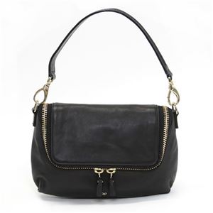 Anya Hindmarch（アニヤハインドマーチ） Maxi Zip Cross Body 2WAY ショルダー・ハンドバッグ ブラック 50509257 28812 Black