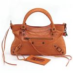 Balenciaga（バレンシアガ） CLASSIC FIRST クラシックファースト 2WAY ショルダー・ハンドバッグ エディターズバッグ オレンジ系 103208 D94JT 7510 TANGERNE／TANGERNE