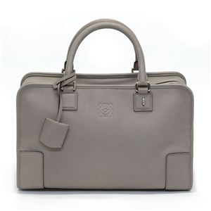 Loewe（ロエベ） AMAZONA アマソナ 36 パドロック付 ハンドバッグ スクエアボストン アッシュ 352 35 A22 1190 ASH