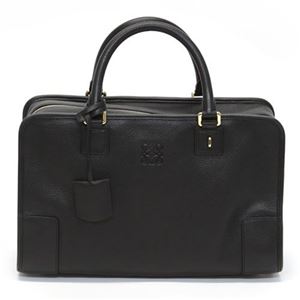 Loewe(ロエベ) AMAZONA アマソナ 36 パドロック付 ハンドバッグ スクエアボストン ブラック 352 79 A22 1206 BLACK/GOLD