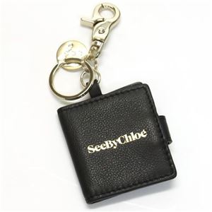 SEE BY CHLOE（シーバイクロエ） ピクチャーフレーム キーリング・キーホルダー ブラック ≪2013AW≫ 9K7212 P93 A31 BLACK