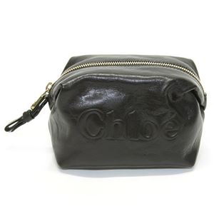 Chloe（クロエ） SHADOW シャドウ コスメティクポーチ 小物入れ ブラック 3P0336 7A733 001 BLACK