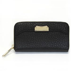 Burberry（バーバリー） ヘリテージ グレインレザー ラウンドファスナー長財布 ブラック 3855765 NERO