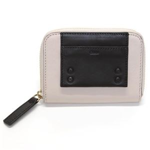 Chloe（クロエ） ALICE アリス キーリング付 コインケース ヌードピンク／ブラック 3P0040 703 43G NUDE PINK