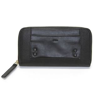 Chloe（クロエ） ALICE アリス ラウンドファスナー長財布 ブラック／ブラック 3P0037 703 001 BLACK