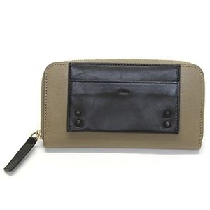 Chloe（クロエ） ALICE アリス ラウンドファスナー長財布 アイヴィージャングル／ブラック 3P0037 703 17E IVY JUNGLE