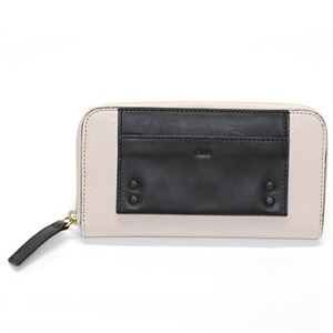 Chloe（クロエ） ALICE アリス ラウンドファスナー長財布 ヌードピンク／ブラック 3P0037 703 43G NUDE PINK