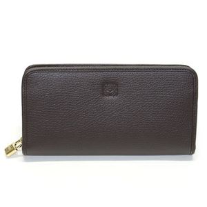 Loewe(ロエベ) AMAZONA アマソナ ラウンドファスナー長財布 ゴートスキン ブラウンチョコレート 113 N95 F13 3270 BROWN CHOCOLATE