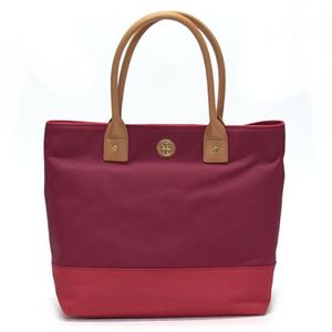 TORY BURCH（トリーバーチ） JADEN TOTE バイカラー トートバッグ オウバーン／カーマイン ≪2013AW≫ 31139754 614 AUBURN／CARMINE
