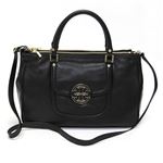 TORY BURCH（トリーバーチ） AMANDA DOUBLE ZIP TOTE アマンダ 2WAY ショルダー・トートバッグ ブラック ≪2013AW≫ 32139678 1 BLACK