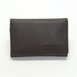 DIESEL（ディーゼル） JEM WALLETS Marley カードケース 名刺入れ カウレザー ブラウン ≪2013AW≫ X01970 PS777 T2184 Coffee Bean