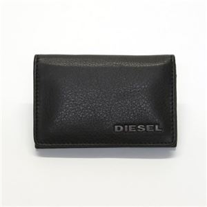 DIESEL（ディーゼル） JEM WALLETS Marley カードケース 名刺入れ カウレザー ブラック ≪2013AW≫ X01970 PS777 T8013 Black