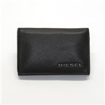 DIESEL（ディーゼル） JEM WALLETS Marley カードケース 名刺入れ カウレザー ブラック ≪2013AW≫ X01970 PS777 T8013 Black