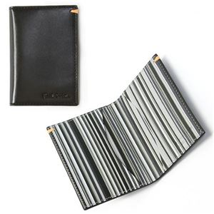 Paul smith（ポールスミス） メンズ カードケース 名刺入れ ブラック／マルチストライプ ≪2013AW≫ AJXA 2664 W510A B Black