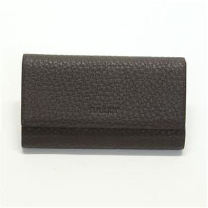 Bally（バリー） 4連キーケース カーフ ダークブラウン ≪2013AW≫ MANTADI 165 BARK
