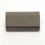 Bally（バリー） 4連キーケース カーフ グレイッシュベージュ ≪2013AW≫ MANTADI 155 DARK FLINT