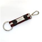 Bally（バリー） フック付 キーリング キーホルダー コットン／カーフ レッド ≪2013AW≫ SASSELL-T.SA 181 RED BALLY