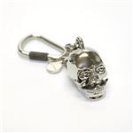 Paul smith（ポールスミス） Dressed Skull Keyring メンズ キーリング キーホルダー スカルモチーフ シルバー ≪2013AW≫ AJXA KEYR SKULL 1Z