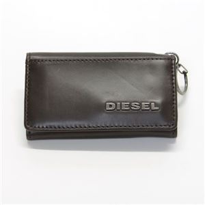 DIESEL（ディーゼル） FRESH ＆ BRIGHT Key Case 6連キーケース カウレザー ブラウン／シーグリーン ≪2013AW≫ X01977 PR378 H4870 Coffee Bean／Latigo Bay