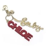 SEE BY CHLOE（シーバイクロエ） Block letters ラバー＆メタル キーリング・キーホルダー レッド ≪2013AW≫ 9K7202 P53 A62 RED SCARLET
