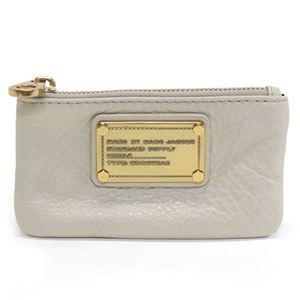 MARC BY MARC JACOBS（マークバイマークジェイコブス） Classic Q Core Key Pouch キーリング付 コインケース マルチポーチ アイボリー系 ≪2013AW≫ M0001283 80467 STONE