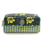 TORY BURCH（トリーバーチ） PRINTED COSMETIC CASE プリント コスメポーチ 小物入れ グリーン系マルチカラー ≪2013AW≫ 31139188 306 ELECTRIC EEL MULTI