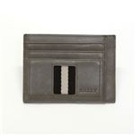 Bally（バリー） カードケース 名刺入れ カーフ グレー ≪2013AW≫ TORIN.T 335 DARK FLINT
