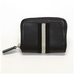 Bally（バリー） ラウンドファスナー小銭入れ コインケース カーフ ブラック ≪2013AW≫ TEBIOT 290 BLACK