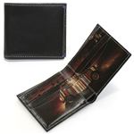 Paul smith（ポールスミス） メンズ 二つ折り財布 小銭入れ無し ブラック／ミニクーパー／マルチストライプ AJXA 1032 W546 B Black