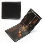 Paul smith（ポールスミス） メンズ 小銭入れ付 二つ折り財布 ブラック／ミニクーパー／マルチストライプ AJXA 1033 W546 B Black